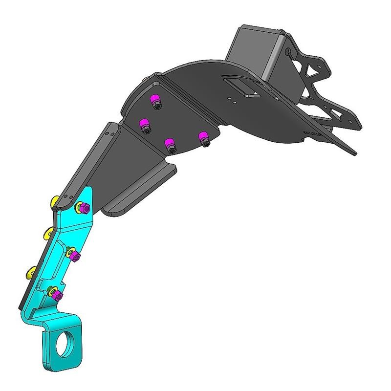 Support de plaque ras de roue Yamaha T-MAX 560